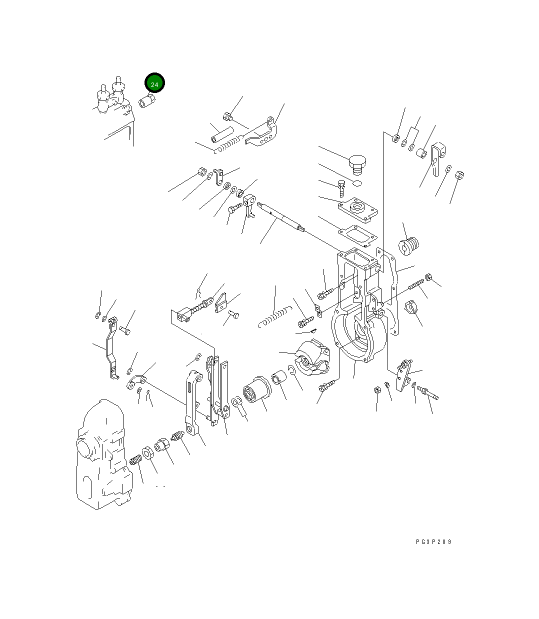 Колпак DK155404-5700 Komatsu