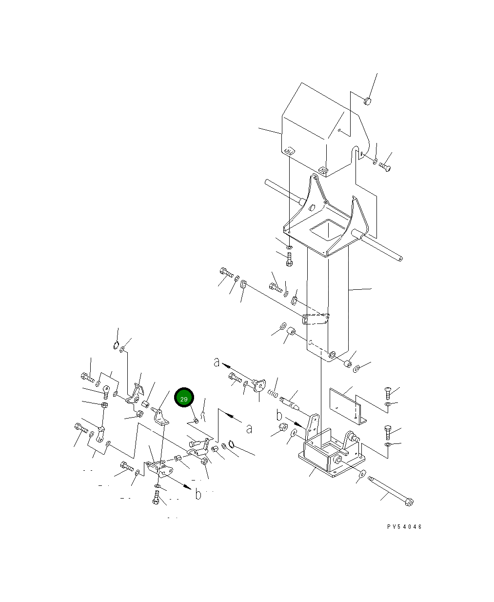 Кронштейн 23A-43-18440 Komatsu
