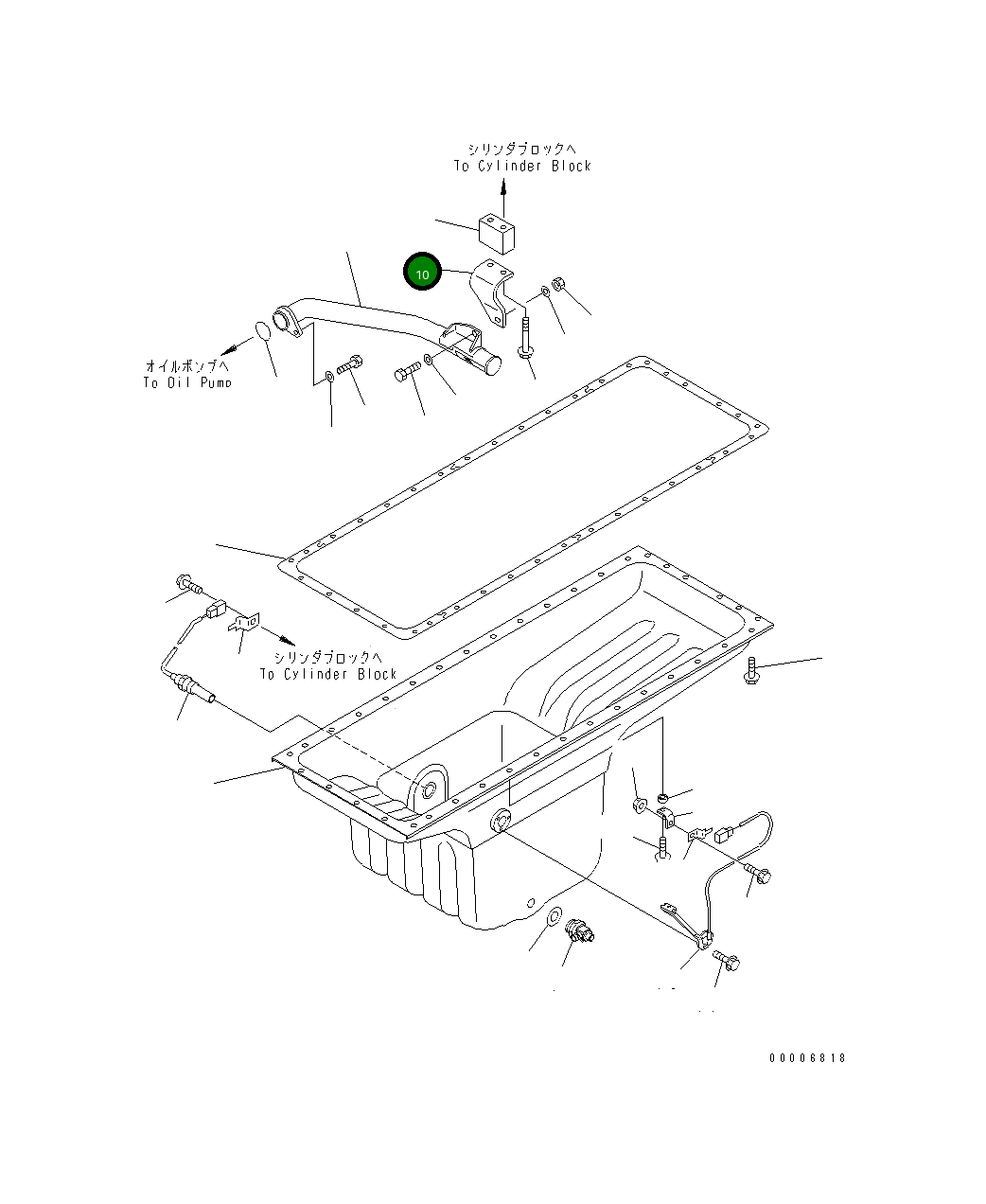 Кронштейн 6218-51-6321 Komatsu