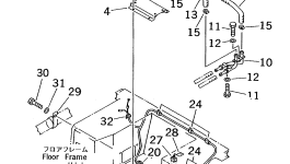 Шланг 195-Z11-3430 Komatsu