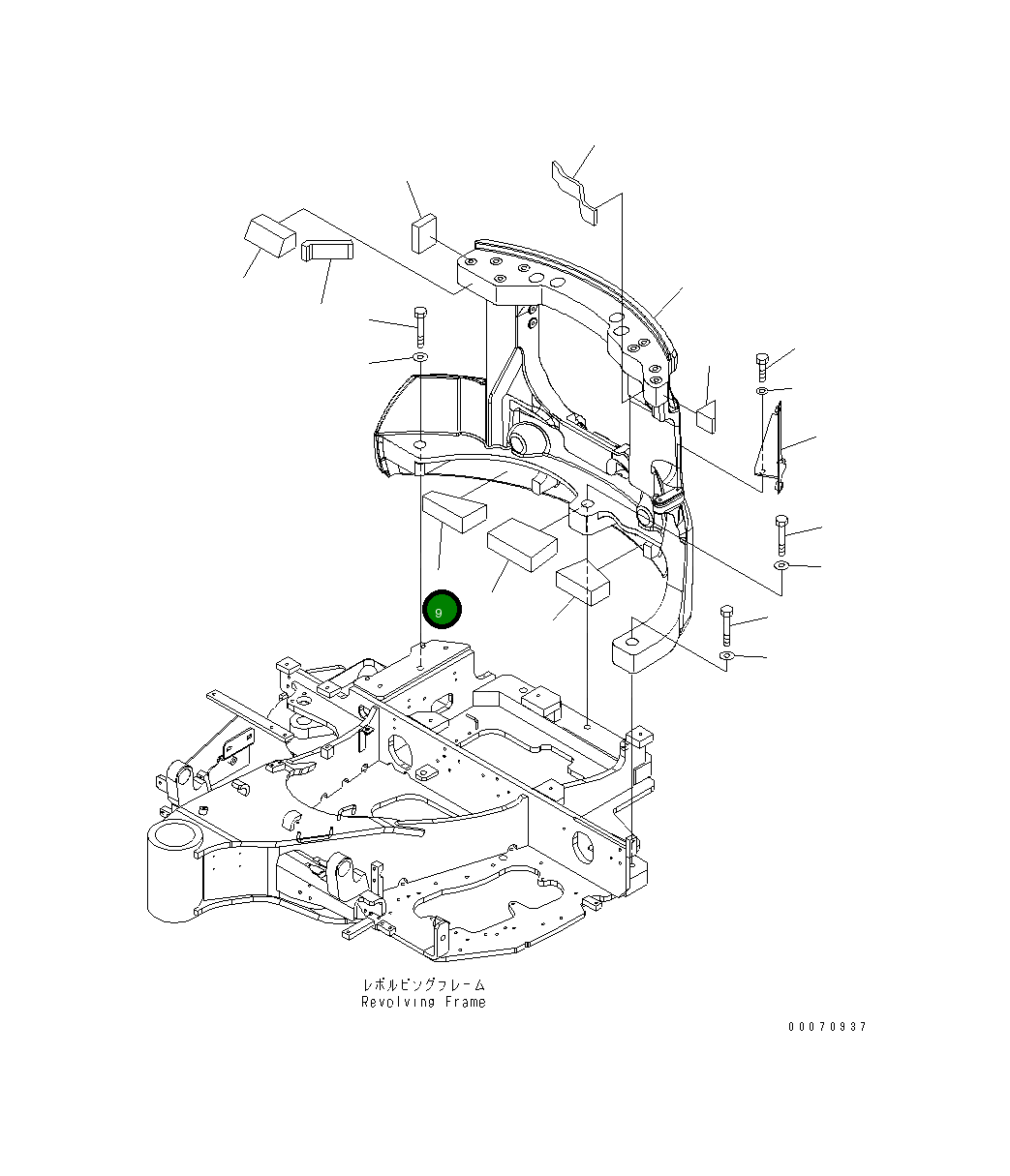 Лист 22L-46-37220 Komatsu