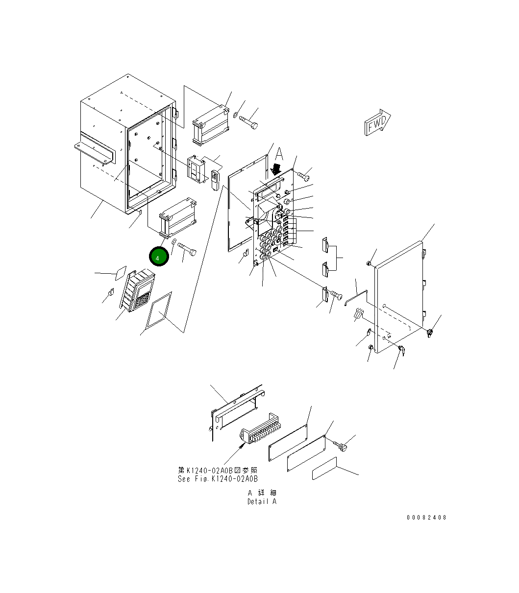 Контроллер 7838-14-4004 Komatsu
