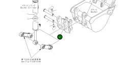 Кронштейн 20M-70-71510 Komatsu