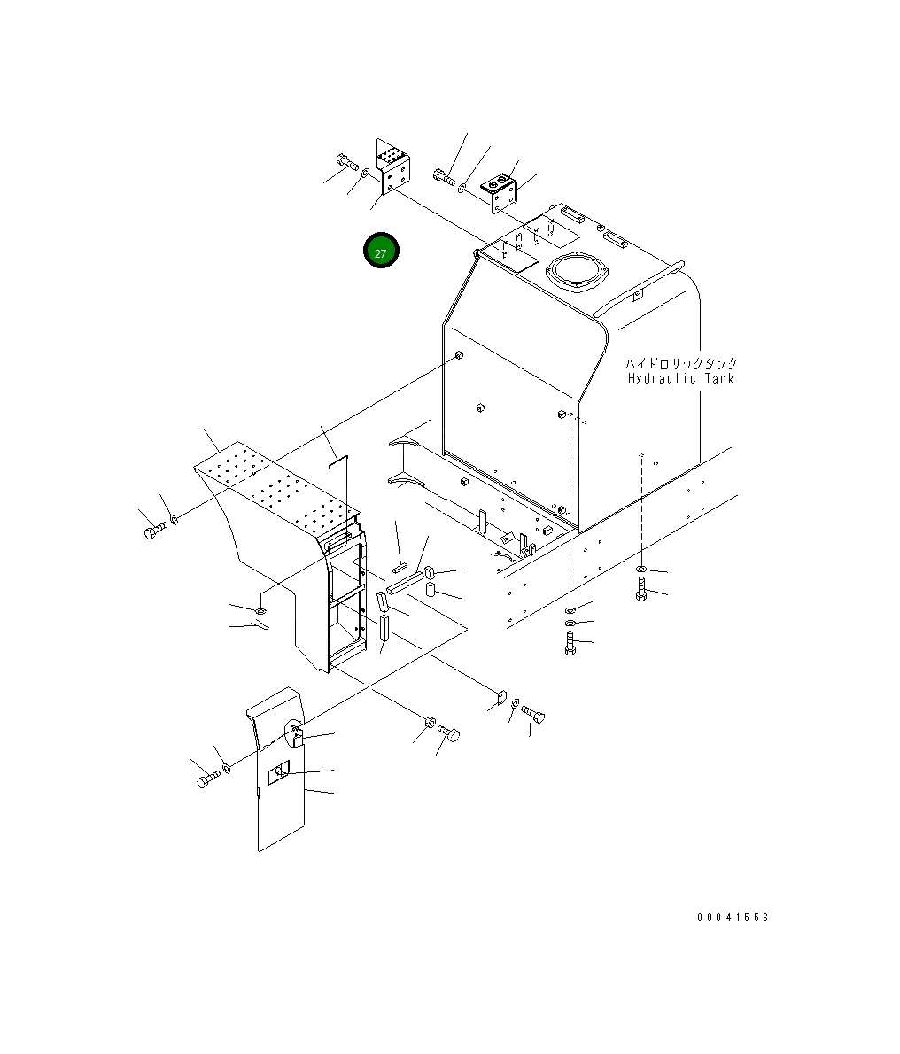 Кронштейн 209-54-43520 Komatsu