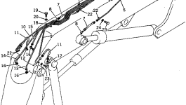 Трубка 208-72-35161 Komatsu