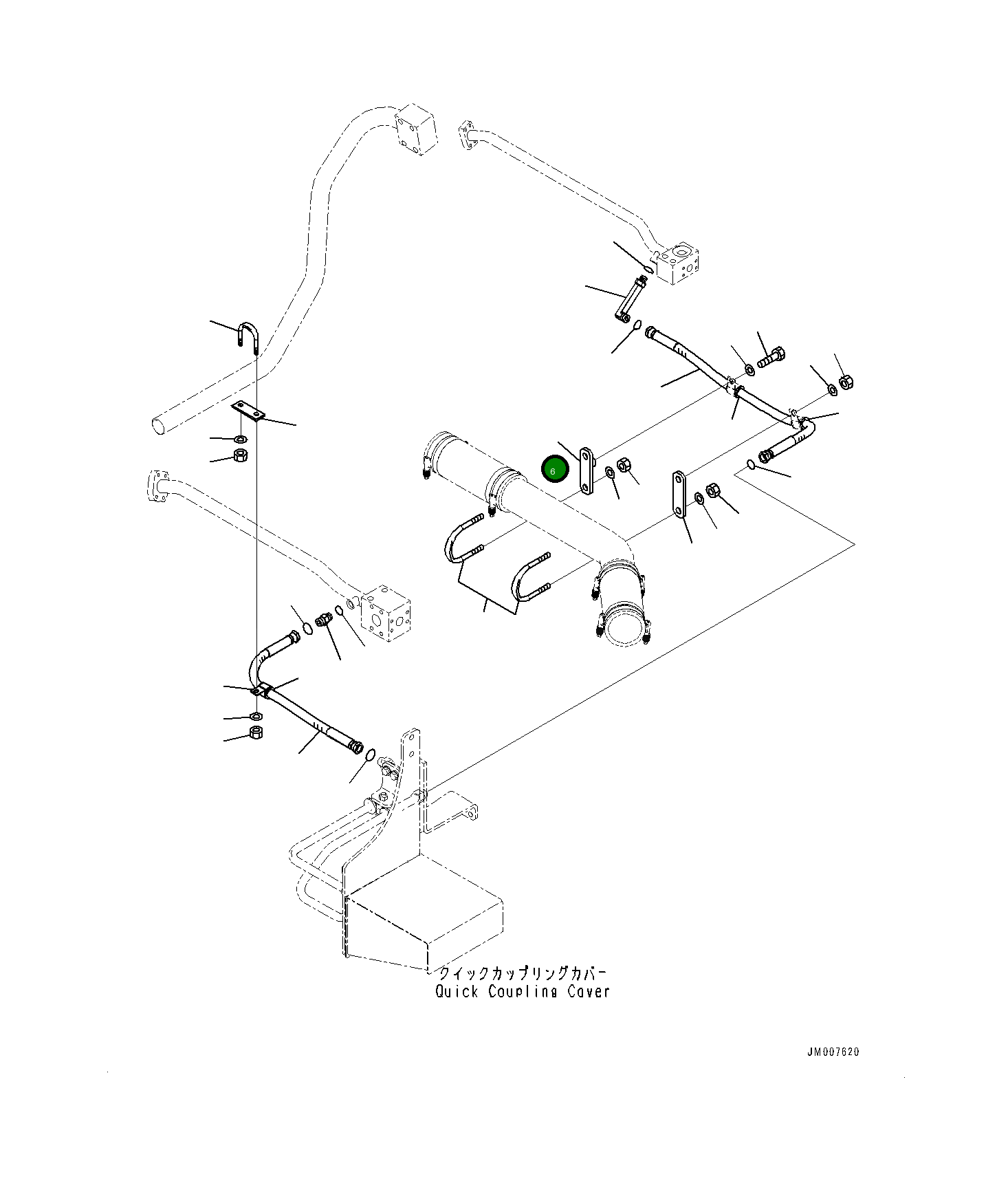 Кронштейн 561-87-8A150 Komatsu