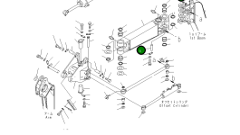 Палец 21U-70-31250 Komatsu