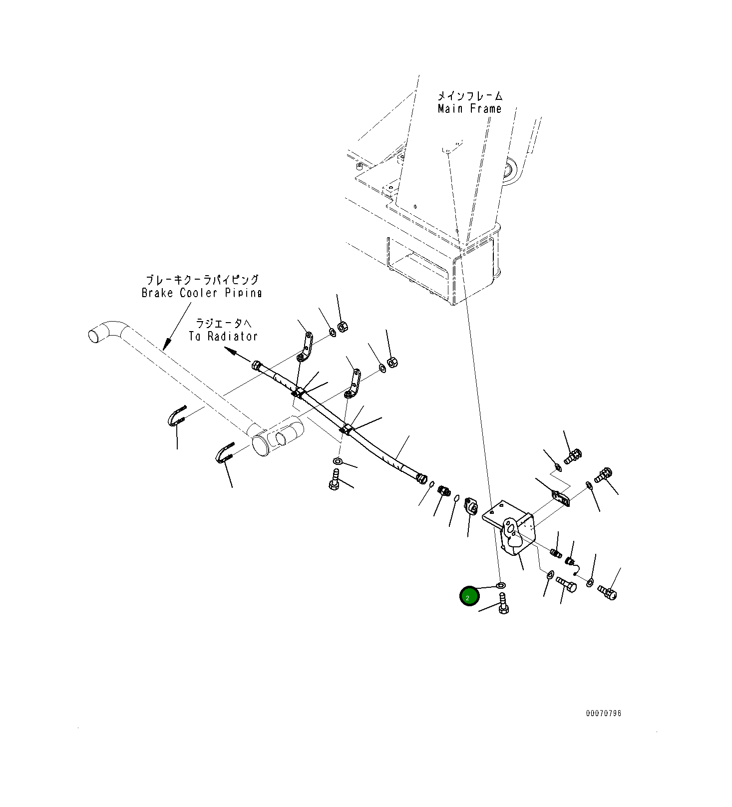 Кронштейн 561-98-85910 Komatsu