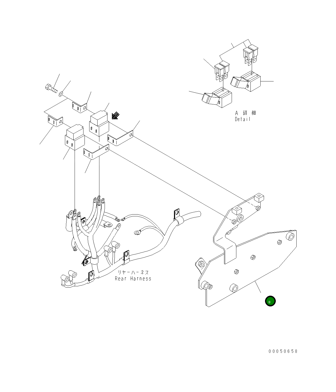 Кронштейн 421-06-42850 Komatsu