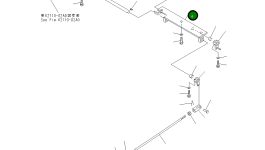 Кронштейн 154-43-41330 Komatsu