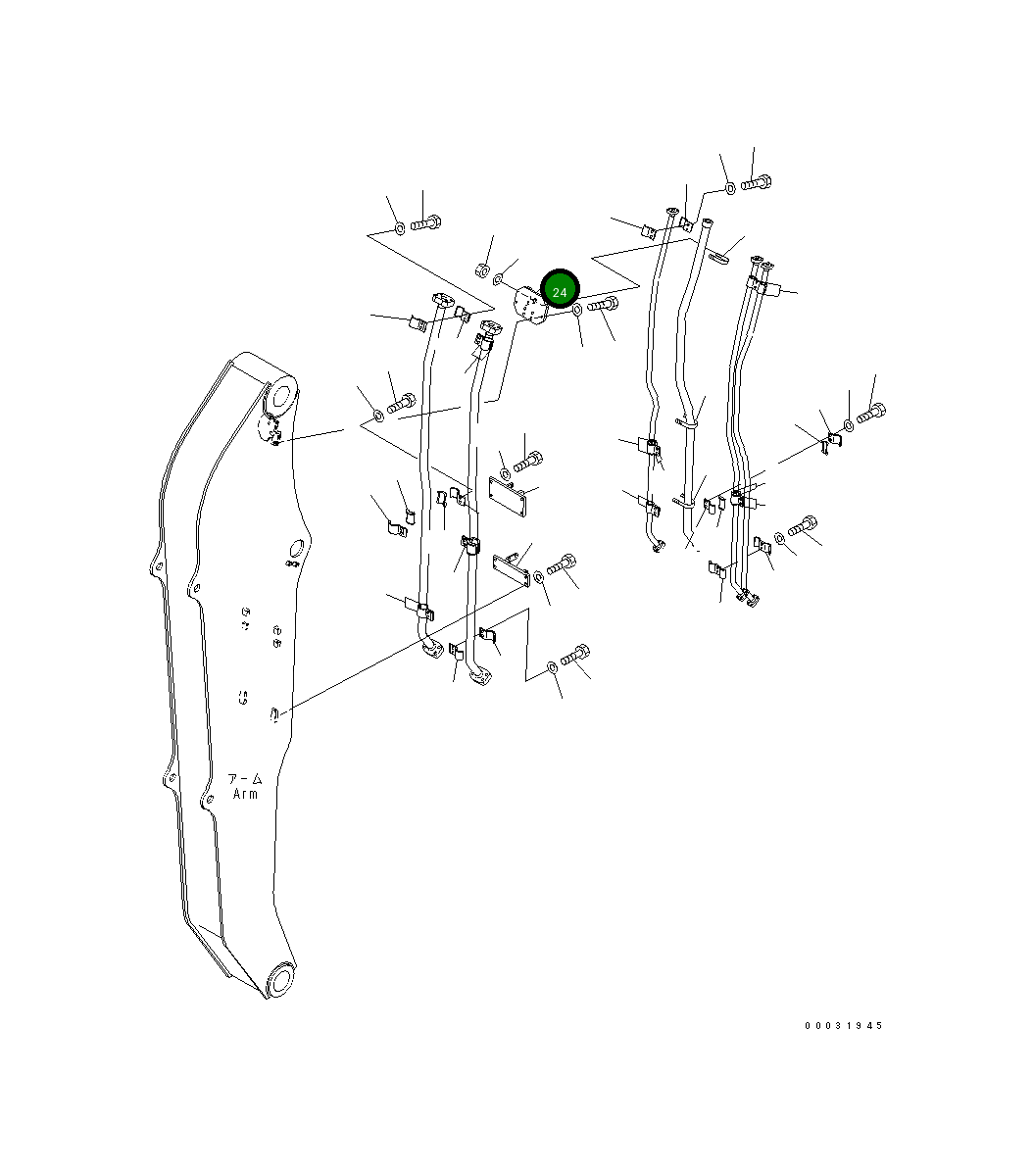 Кронштейн 207-64-81571 Komatsu