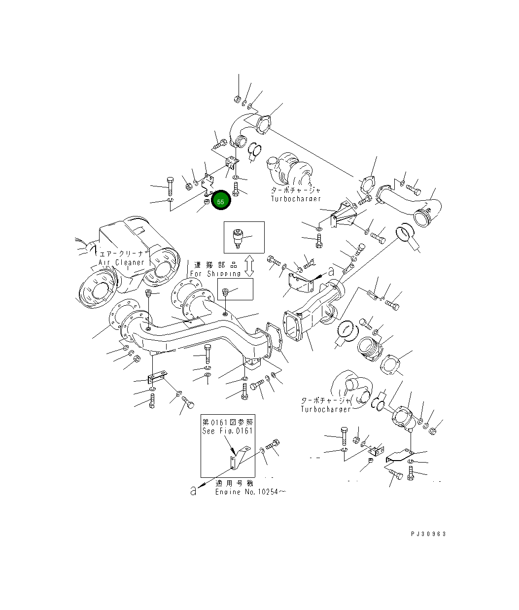 Кронштейн 6164-11-4671 Komatsu