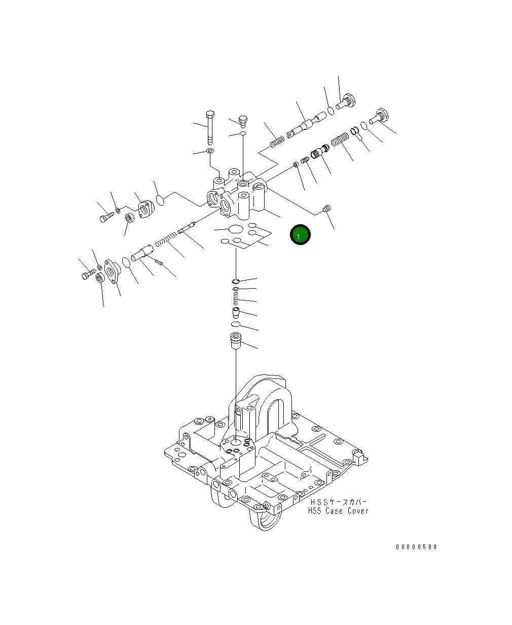 Корпус 154-22-21210 Komatsu