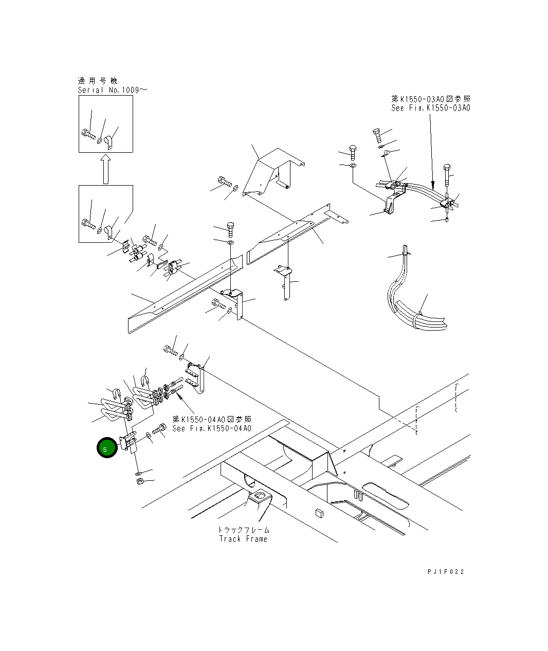 Кронштейн 8296-62-1252 Komatsu