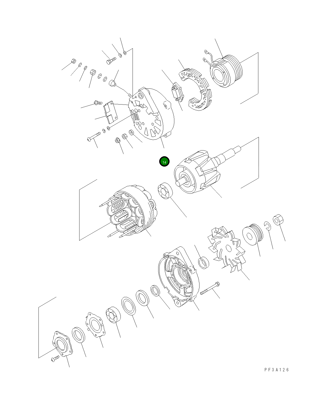 Кронштейн KD0-35710-08 Komatsu