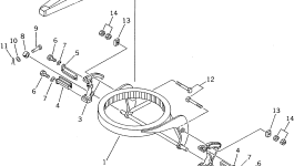 Опора 23B-70-13111 Komatsu