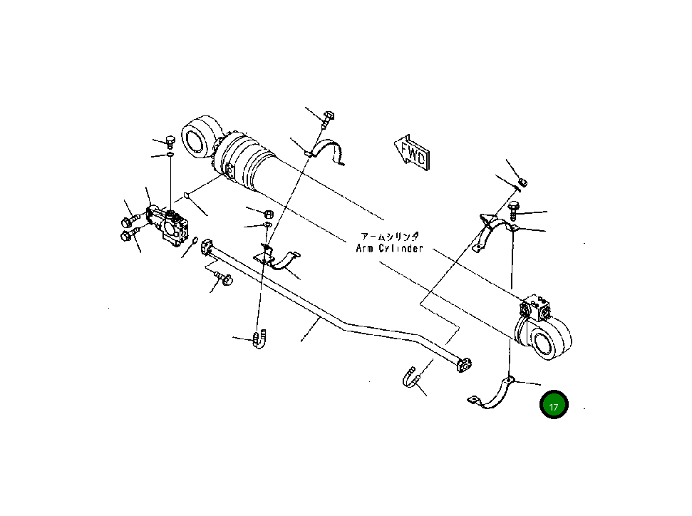 Кронштейн 7078821390 Komatsu