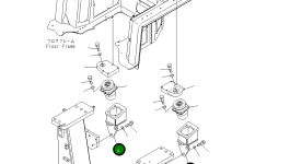 Кронштейн 195-54-82911 Komatsu