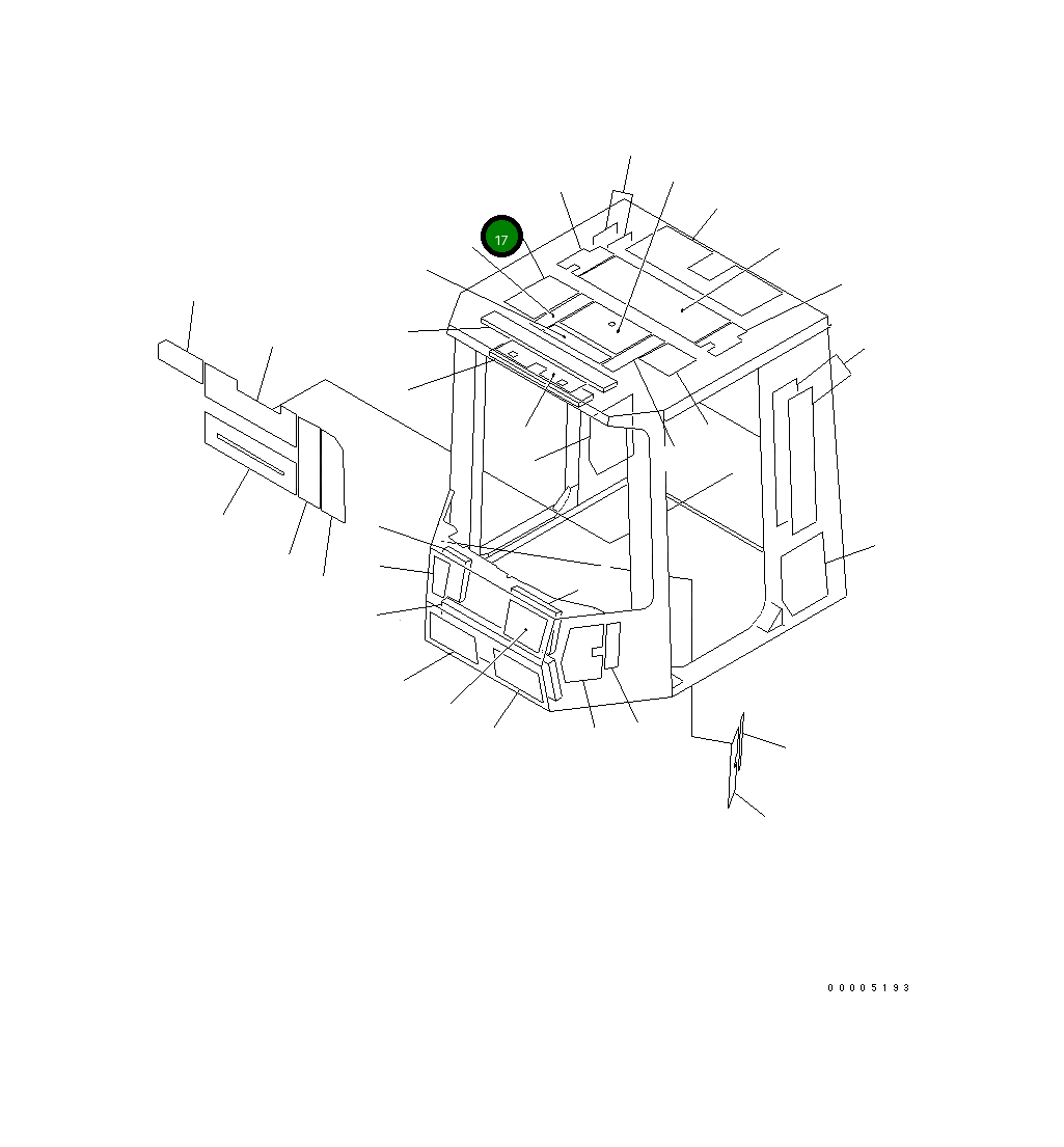 Лист 428-56-21540 Komatsu