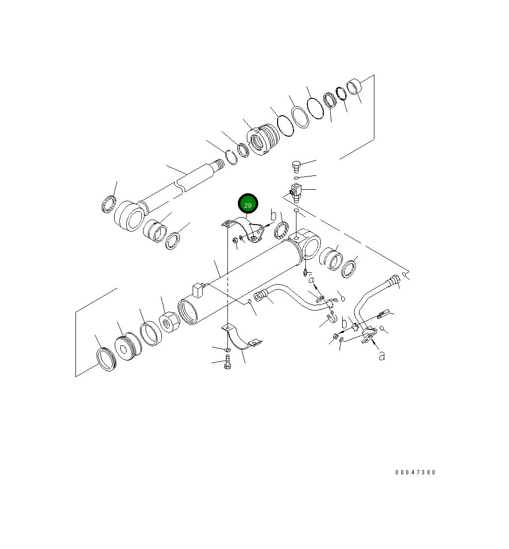 Кронштейн 707-88-28280 Komatsu