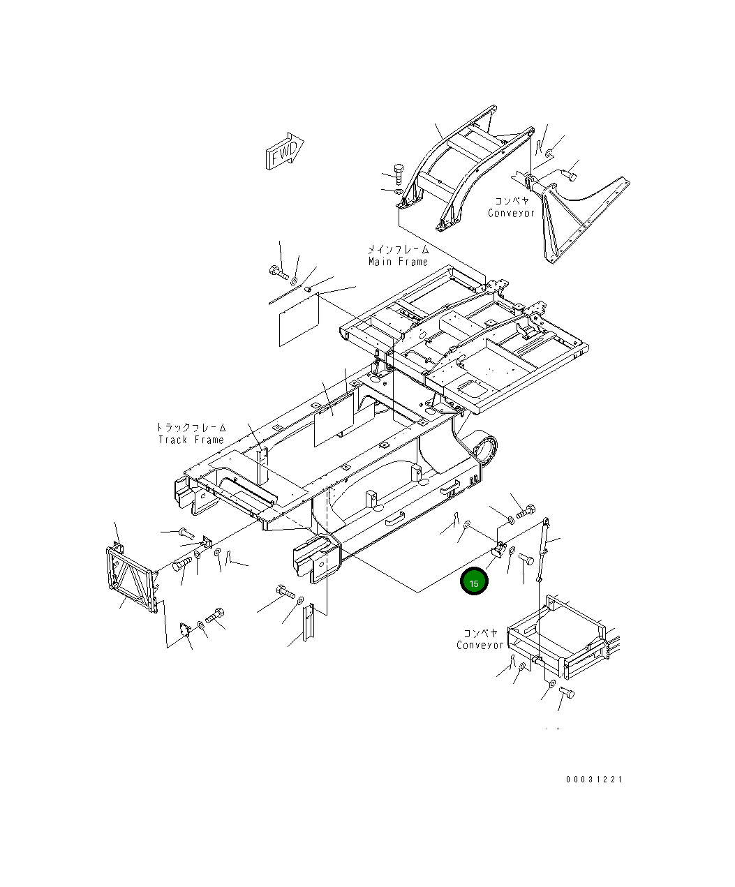 Кронштейн 8242-75-3270 Komatsu