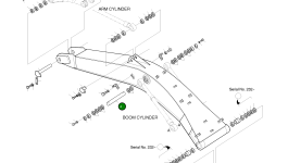 Палец 2123-2057 Komatsu