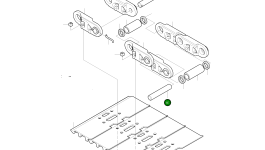 Палец 2123-6079A Komatsu