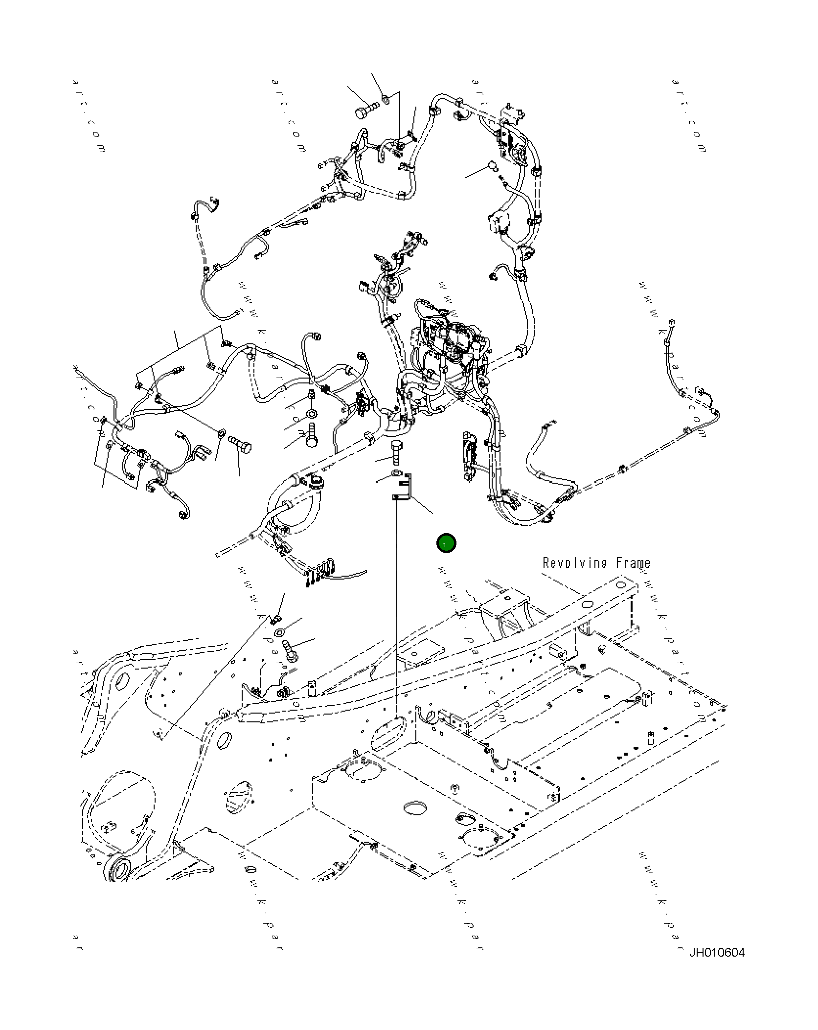 Кронштейн 21K-06-41420 Komatsu