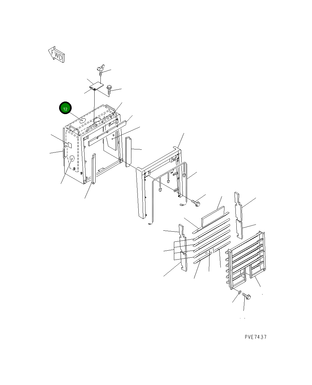 Лист 426-Z84-2610 Komatsu