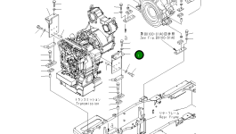 Кронштейн 23C-01-51113 Komatsu