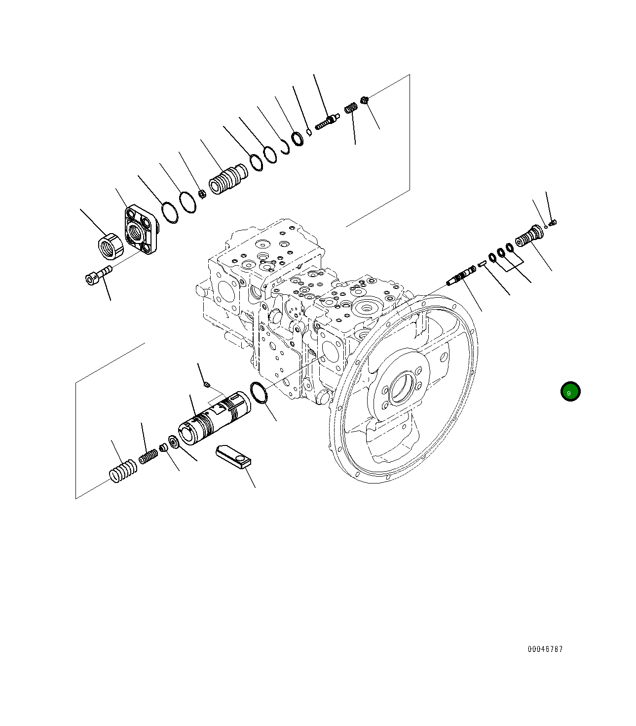 Палец 708-2L-35281 Komatsu