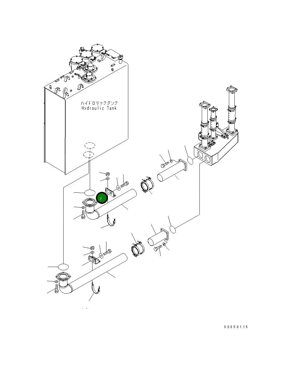 Кронштейн 21T-64-32260 Komatsu