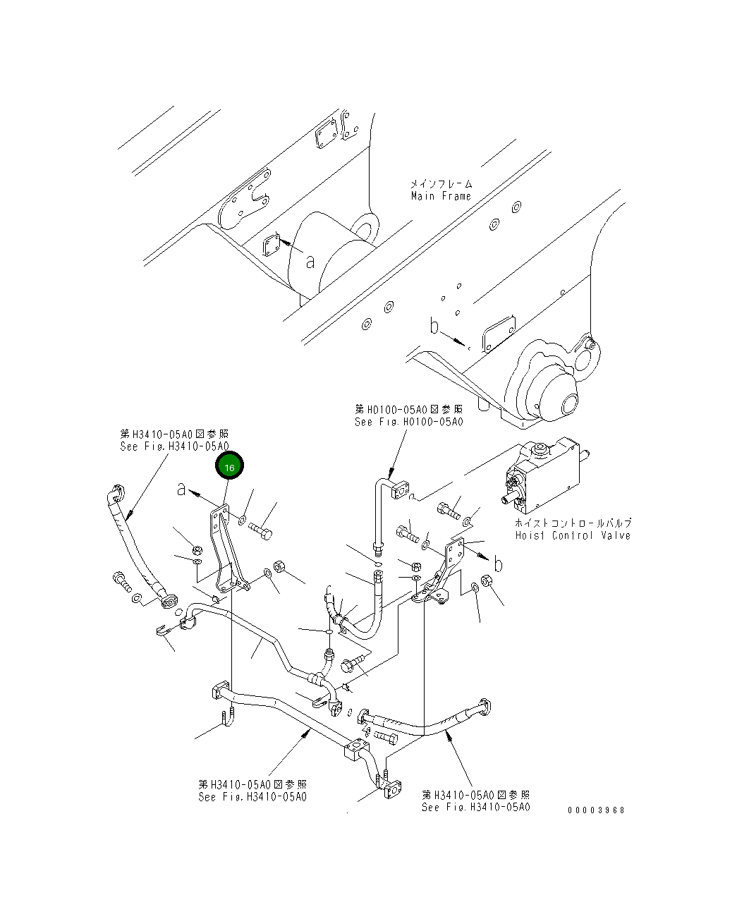 Кронштейн 569-61-85421 Komatsu