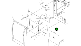 Маска 14X-54-31510 Komatsu