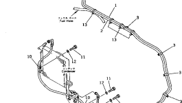 Лента 08035-00536 Komatsu