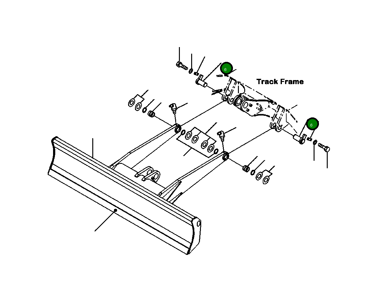 Палец 22P-71-11120 Komatsu