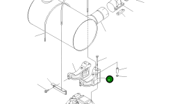 Кронштейн 673-81-15310 Komatsu