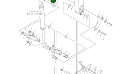 Палец 22J-70-11242 Komatsu