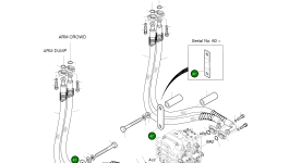 Кронштейн 2197-1343 Komatsu