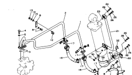 Кронштейн 287-62-19980 Komatsu