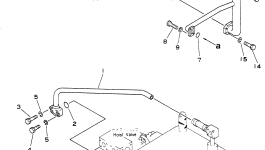 Трубка 561-61-15230 Komatsu