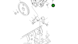 Кронштейн 6732-71-3630 Komatsu