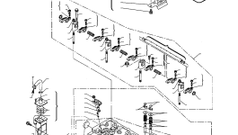 Крышка клапанов YM123900-11331 Komatsu