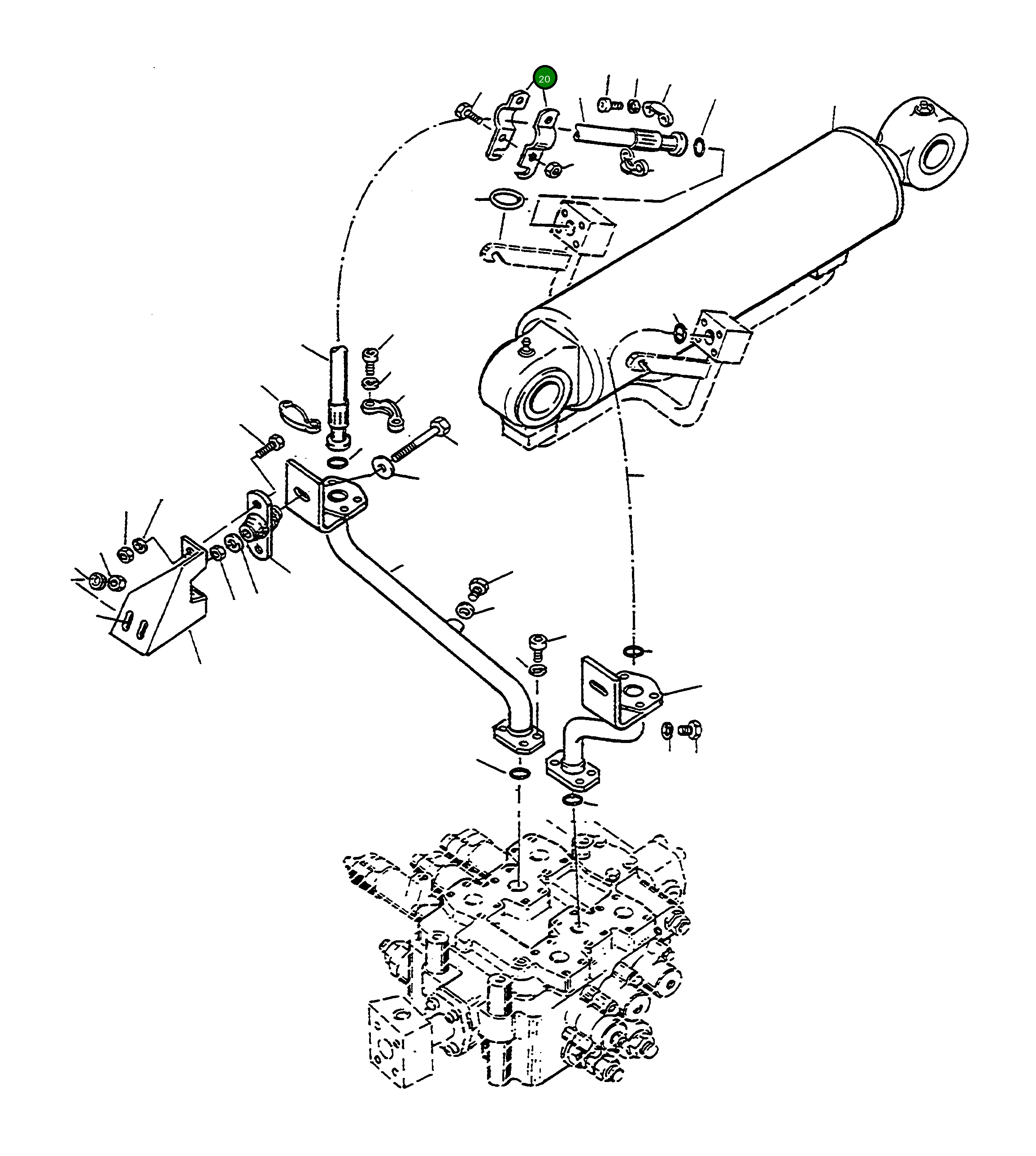 Кронштейн 4215733M1 Komatsu