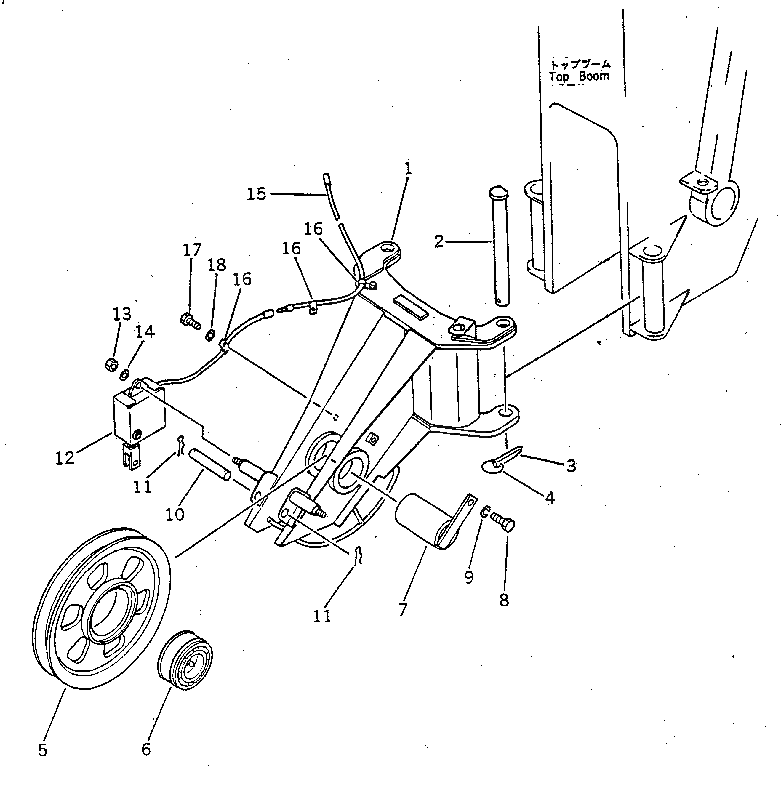 Провод 22X-07-12121 Komatsu