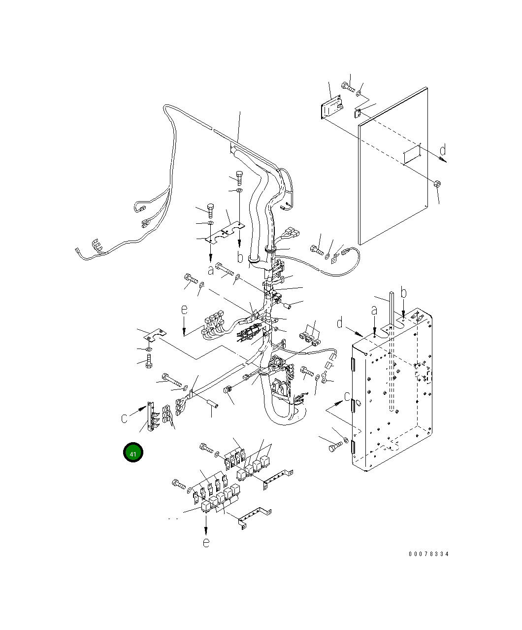 Кронштейн 21T-06-34480 Komatsu