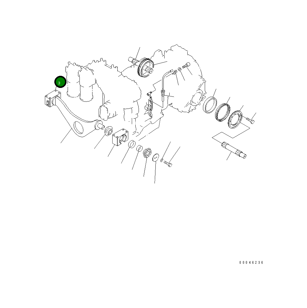 Опора 195-21-32331 Komatsu