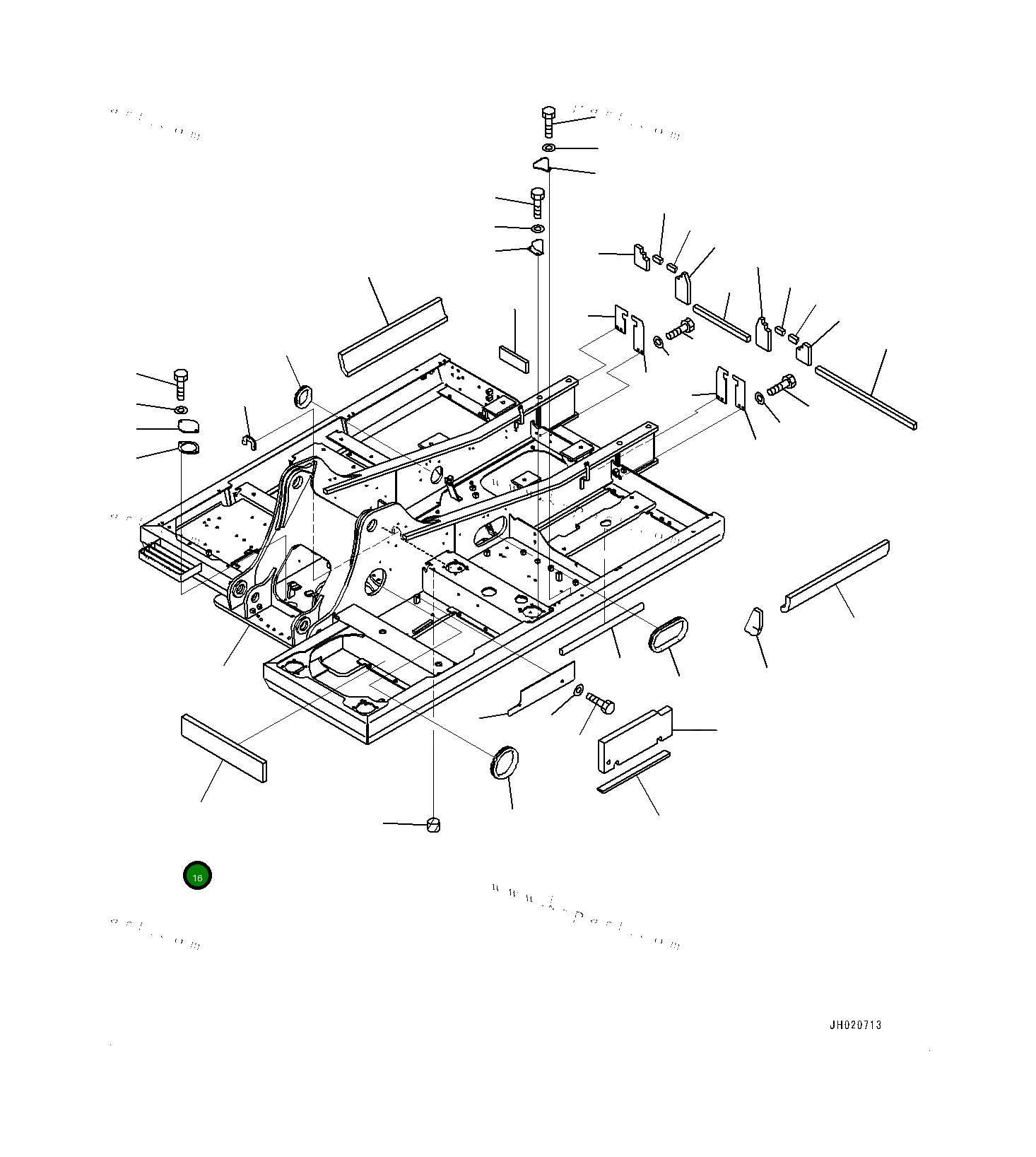 Лист 20Y4652130 Komatsu