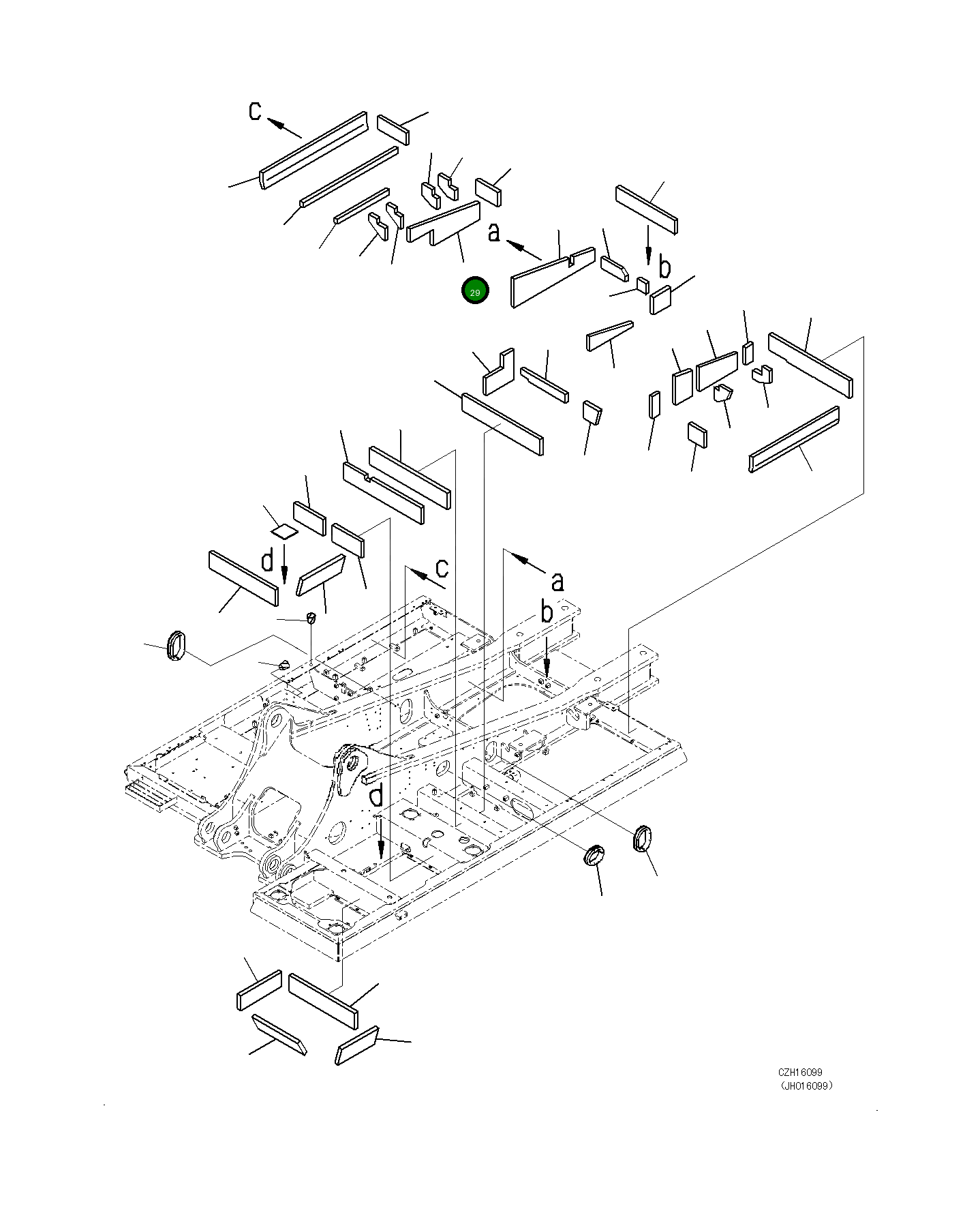 Лист 208-46-75140 Komatsu