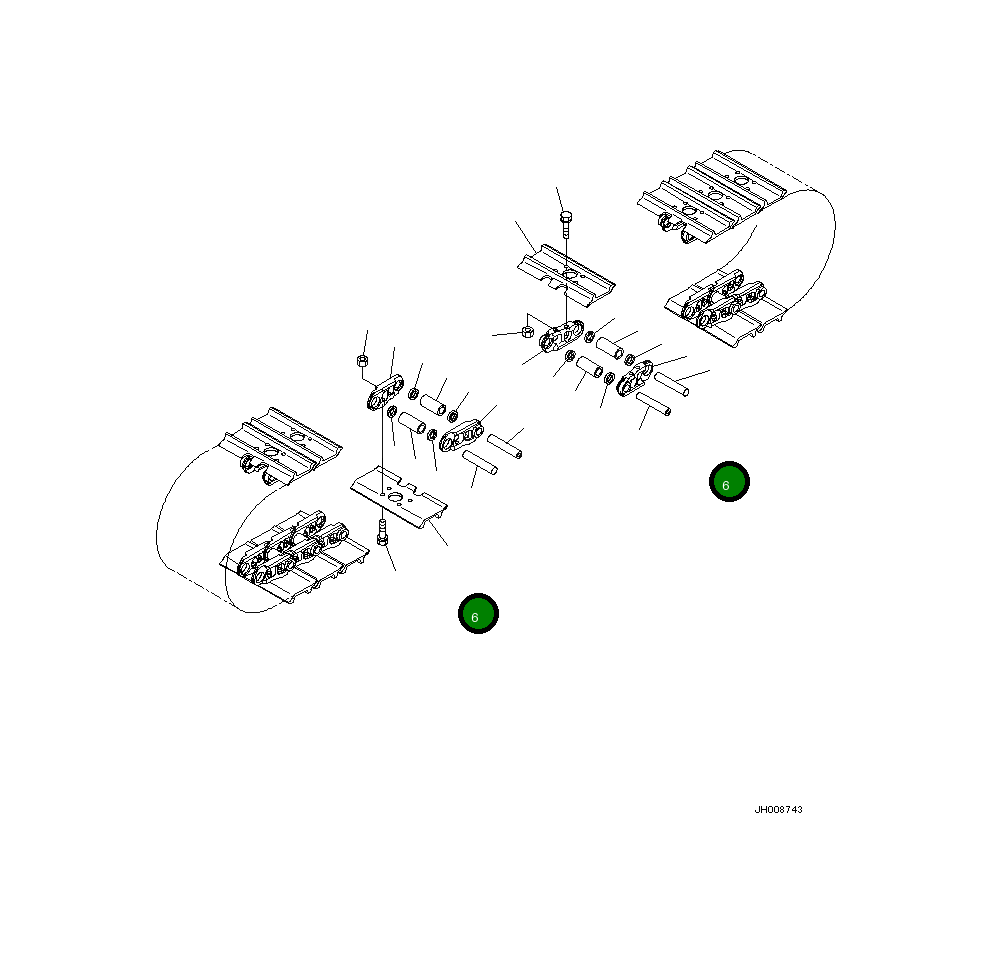 Палец 21M-32-11150 Komatsu